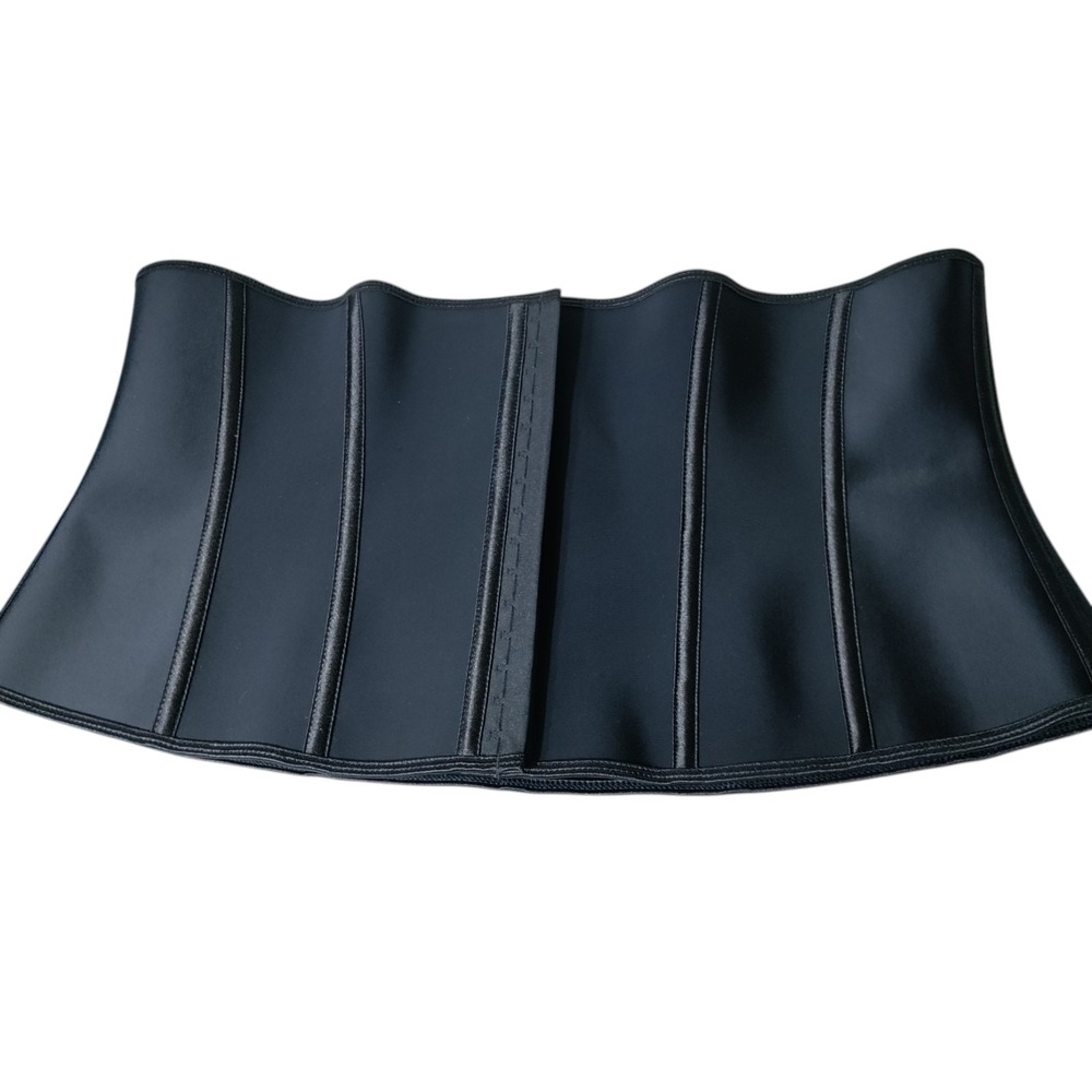 Corset Story  Black Brocade Overbust Waist Trainer Boned‎ Size 40in